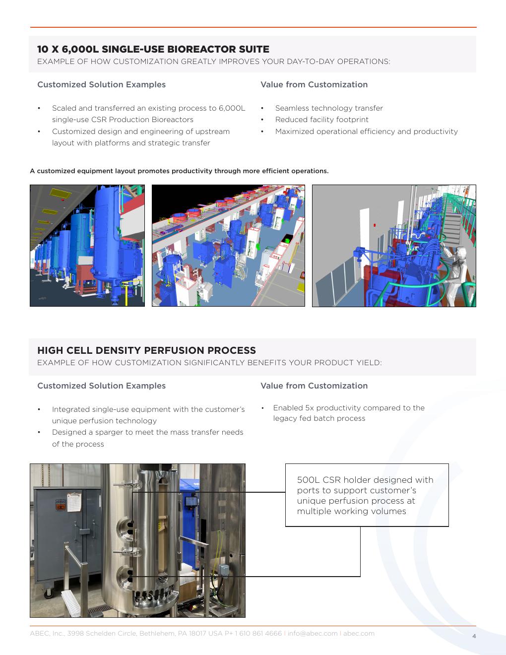 ABEC CSR Bioreactor 6000 L — oficjalna plansza techniczna rodziny CSR; funkcje należy potwierdzić dla exact konfiguracji.