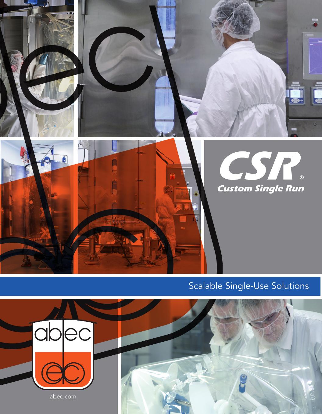 ABEC Advanced Therapy Bioreactor (ATB) — oficjalna plansza techniczna rodziny CSR; funkcje należy potwierdzić dla exact konfiguracji.