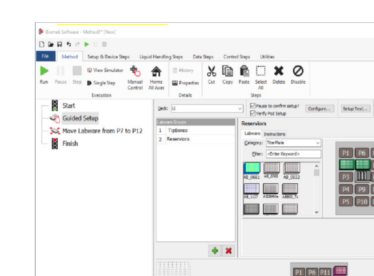 Guided Labware Setup w Biomek 5.5