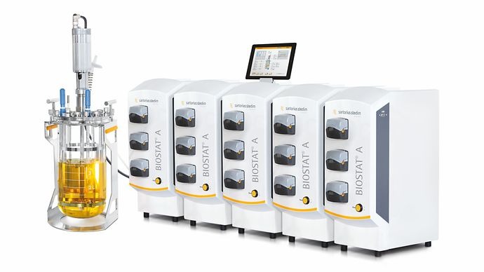Wielowieżowa konfiguracja BIOSTAT A ze wspólnym panelem operatorskim