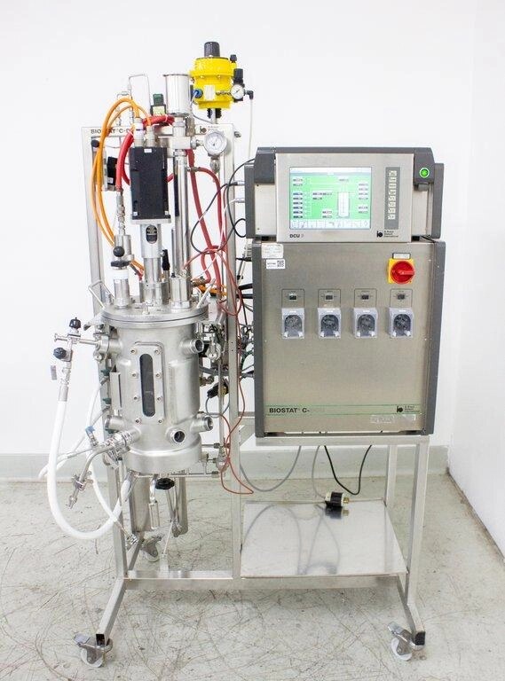 Kompletna instalacja Sartorius BIOSTAT C z naczyniem stalowym i panelem DCU