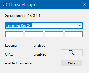 Menedżer licencji BlueVIS