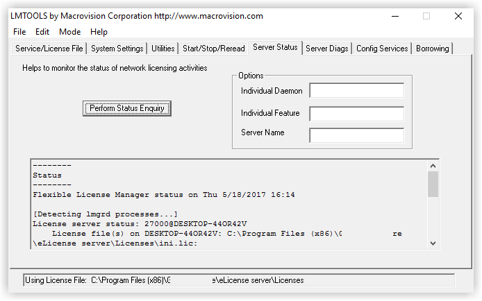 FLEXlm/LMTOOLS serwera licencji UNICORN