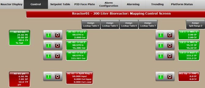 Ekran Mapping Control exact XDR-200 MO