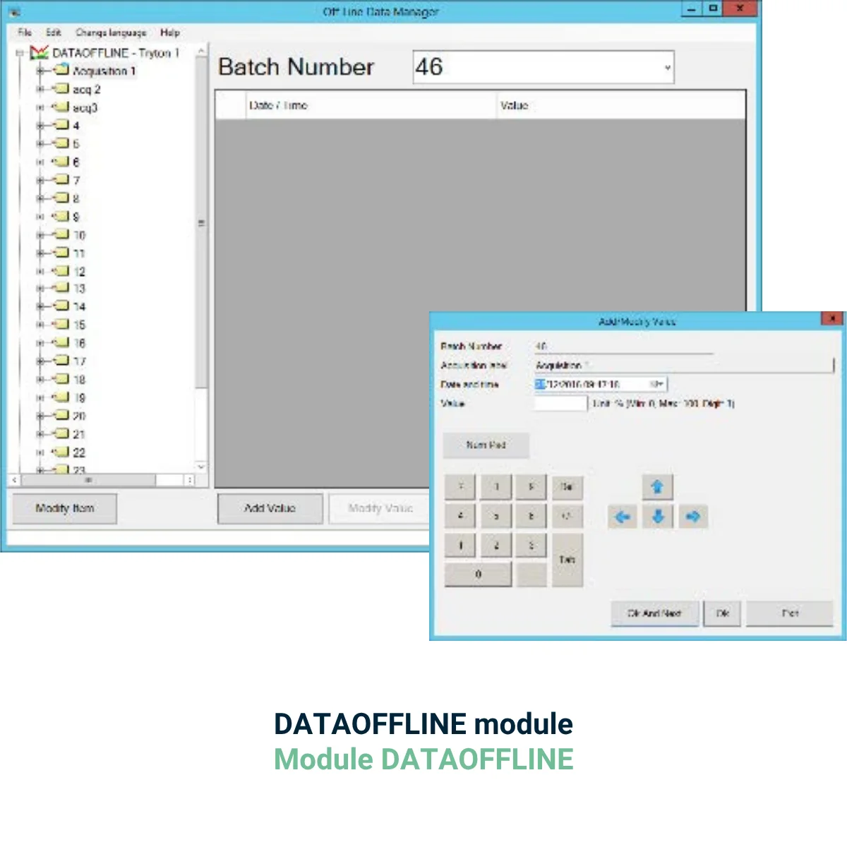 Moduł DataOffline w NEPTUNE SCADA
