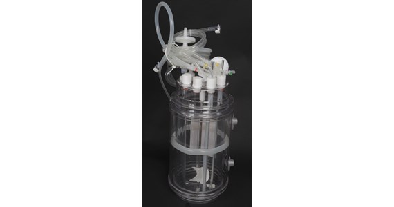 CerCell BactoVessel — fotografia rodziny tego samego producenta, użyta kontekstowo; nie dowodzi exact konfiguracji.