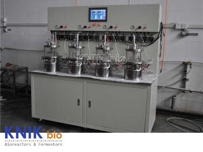 KNIKBIO XG Parallel Glass Bioreactor 2–12× — fotografia lub widok przypisany przez producenta do tej karty/rodziny.