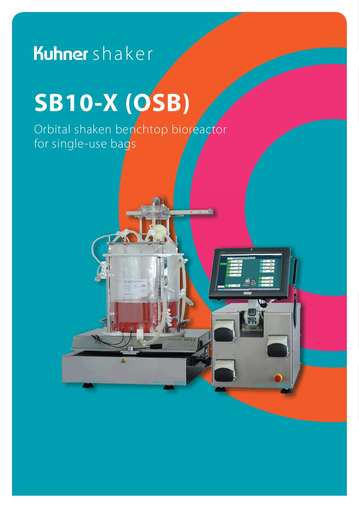 Kuhner Shaker SB10-X — oficjalna plansza produktu.