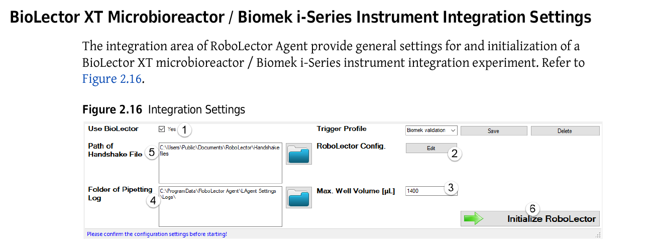 Ustawienia integracji RoboLector Agent
