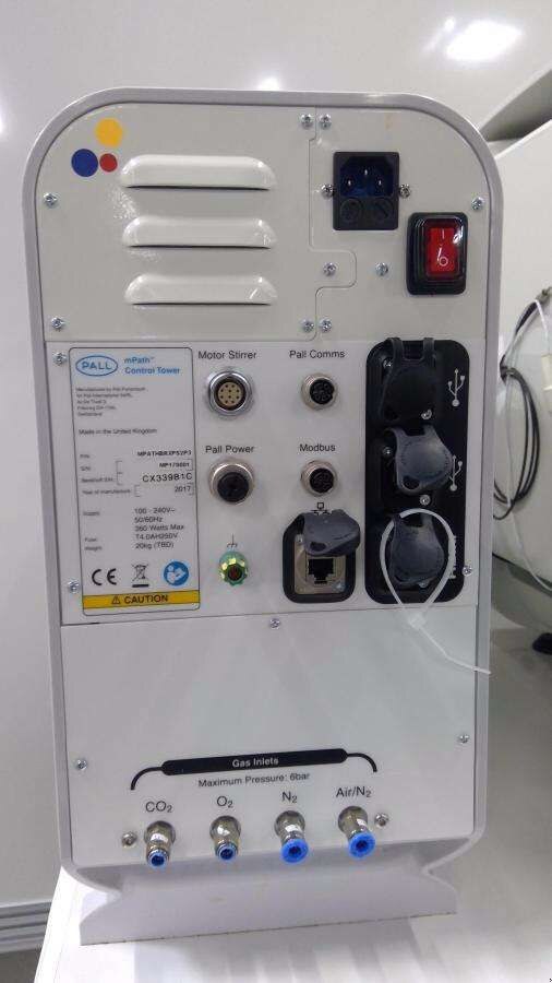 Tylny panel przyłączy platformy Pall Allegro XRS 25