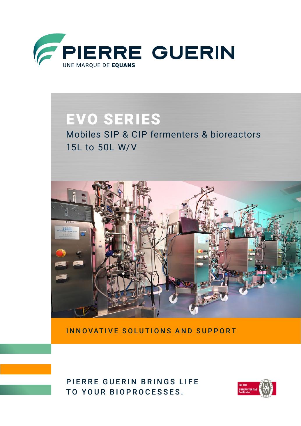 Pierre Guérin BIOPRO EVO Series — oficjalna strona karty technicznej lub broszury producenta.