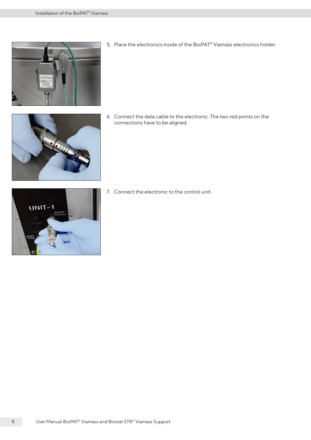 Połączenie elektroniki ViaMass i control unit