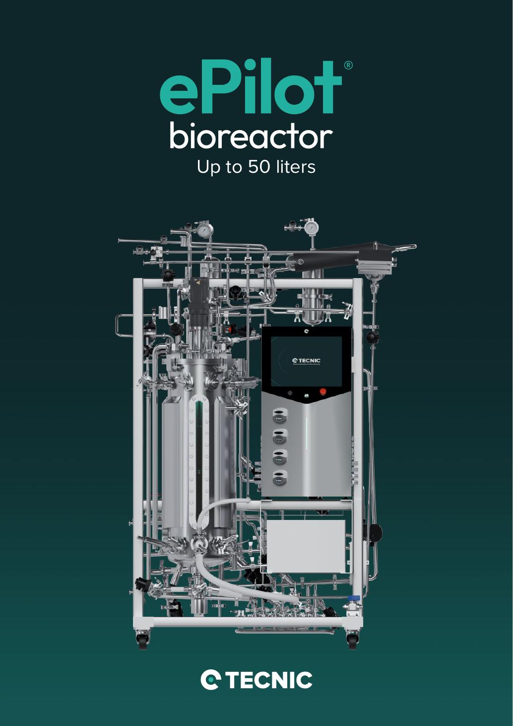 TECNIC ePILOT Bioreactor MU — oficjalna plansza karty technicznej z urządzeniem, funkcjami lub rzeczywistym HMI.