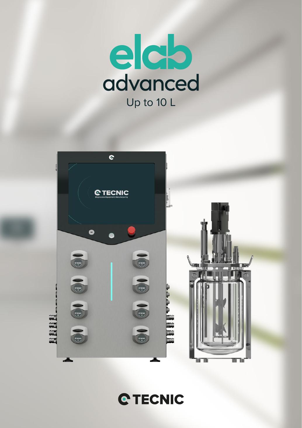 TECNIC eLAB Advanced — oficjalna plansza karty technicznej z urządzeniem, funkcjami lub rzeczywistym HMI.