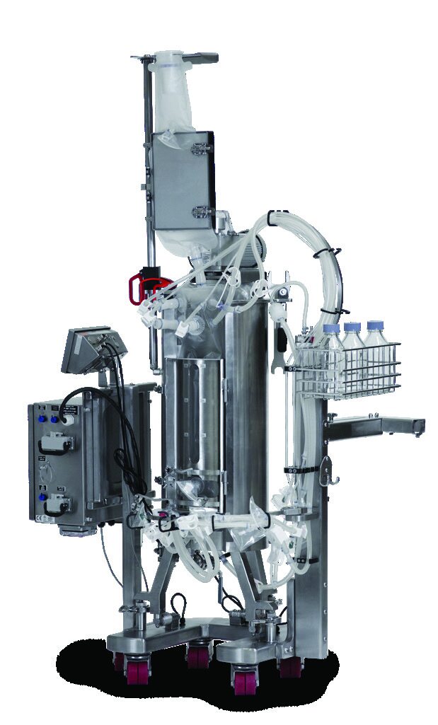 Thermo Scientific HyPerforma Single-Use Fermentor 30 L z support containerem, napędem i wyposażeniem bocznym